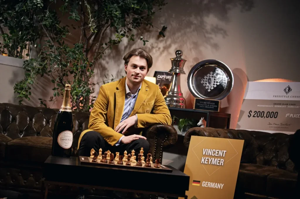 Vincent Keymer vence o Grand Chess